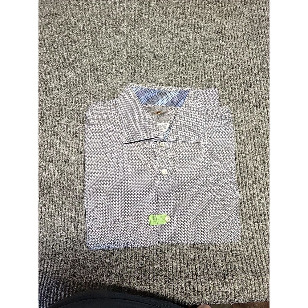 Mens XXL Long Sleeve Button Down Shirt‎ Thomas Dean